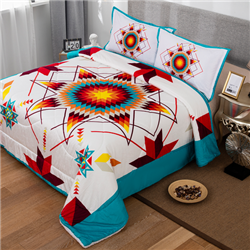 KING, 3PC STAR DESIGN SHERPA SET