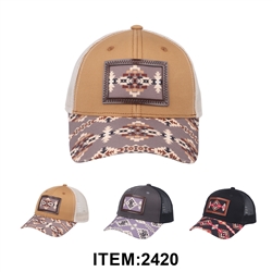 SOUTHWEST PATTERN HAT, SOLSTICE TRUCKER HAT