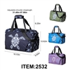 DUFFLE BAG TURTLE DESIGN,MEDIUM, ASST COLORS