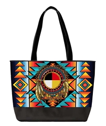 TOTE BAG, MEDICINE WHEEL SERAPE