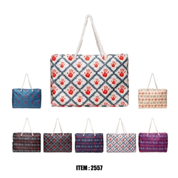 TOTE BAG, YNF CANVAS, LARGE BEACH BAG