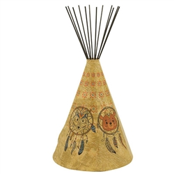 Animal Dreamcatcher Large Tipi Lamp, 10" basex18"height