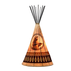 Bear Large Tipi Lamp, 10 " base x 18" height