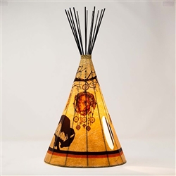 Buffalo Large Tipi Lamp, 10 " base x 18" height
