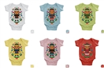 BABY ONESIE, ANISHINAABE GIRL, 6 MONTH--ASST COLORS