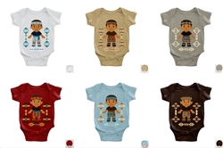 BABY ONESIE, SOLSTICE BOY, 6 MONTH--ASST COLORS