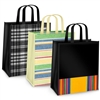 SHOPPING BAG REUSABLE--STRIPED PATTERNS ASST