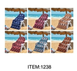BEACH TOWEL 34" x64", JOURNEY, ASST