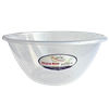 BOWL 4.3 LITER, CLEAR PLASTIC (11" DIA-28cm)
