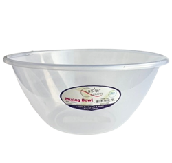 BOWL 4.3 LITER, CLEAR PLASTIC (11" DIA-28cm)