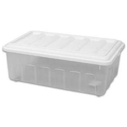 CB-5361-SWEATER BOX W/LID, 16QT, PLASTIC