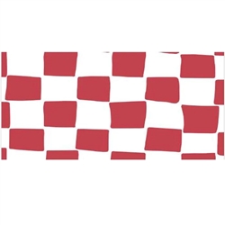 TABLE COVER DINER RED CHECKER--20Y