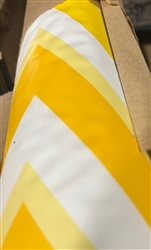 TABLE COVER, 20YD YELLOW ZIGZAG
