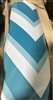 TABLE COVER, 20YD TEAL ZIGZAG