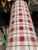 TABLE COVER, 15YD RED PLAID, FLANNEL