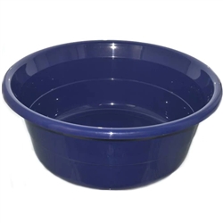 KING BASIN, BLUE PLASTIC, (24" DIA X 9" DEEP)