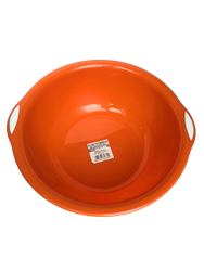 ROUND BASIN PLASTIC, 12" ORANGE