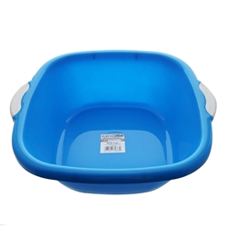 ROUND BASIN  PLASTIC, 11" BLUE