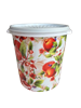 CANISTER W/LID,MEDIUM, FRUIT DESIGN