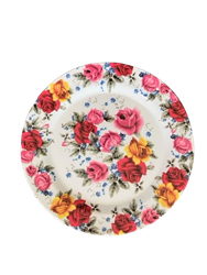 MELAMINE DINNER PLATE 11", ROSES