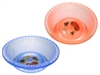 DE-12471--BASIN 36CM W/FLOWERS, SCALLOPED RIM