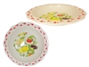 DE-60188-SERVING TRAY W/ PRINT 13.25"DX2"H. 2 ASST