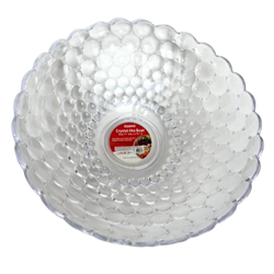 CRYSTAL BOWL 11" D X3.75" H CLEAR