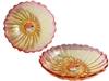 DE-61339-CRYSTAL BOWL, PLASTIC 10.5"D X2.75" ASST COLORS
