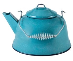 TEAKETTLE TURQUOISE ENAM 2.5QT  4/BOX