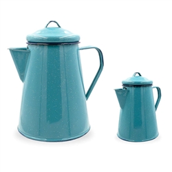 COFFEE POT 12-CUP TURQUOISE  (6/BOX)