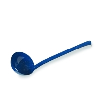 LADLE 12" BLUE ENAMEL