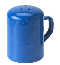 BLUE ENAMEL PEPPER SHAKER