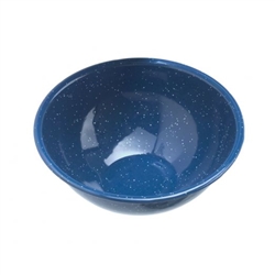 MIXING BOWL, 6"  BLUE  (NO SILVER RIM)