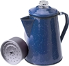 BLUE 8-CUP COFFEE PERCOLATOR  (4/bx)