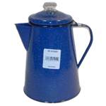 BLUE 12-CUP COFFEE PERCOLATOR