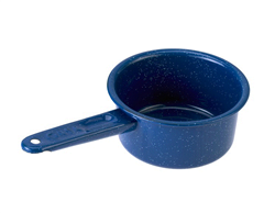 SAUCEPAN 1QT BLUE ENAMEL