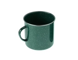 GREEN 24OZ SILV-RIM MUG  6/BOX