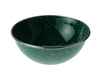 GREEN 6" SILV-RIM MIX BOWL