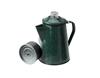 GREEN 12-CUP COFFEE PERCOLATOR