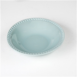 TURQUOISE CERAMIC SOUP BOWL, 24OZ