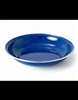 BLUE CEREAL DISH-SILV RIM  (12/BOX)