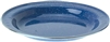 BLUE DINNER PLATE, 9" SILV RIM (12/BOX)
