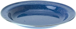 BLUE DINNER PLATE, 9" SILV RIM (12/BOX)