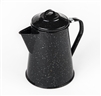 COFFEE POT 3/4-CUP BLACK ENAMEL-SMALL