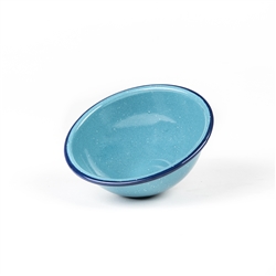 CEREAL BOWL, 6"  TURQUOISE(NO SILVER RIM)