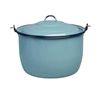 CONVEX KETTLE 14QT, TURQUOISE ENAMEL