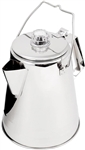 STAINLESS COFFEE POT 36CUP (2/BOX)--W/BAIL HANDLE