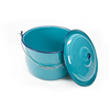 CONVEX KETTLE 10QT, TURQUOISE ENAMEL