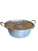 CAZO W/LID 21" X 7.75", STAINLESS STEEL