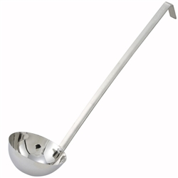 LADLE,21"  HD 32oz BOWL, w/HOOK "WINCO"--BEST